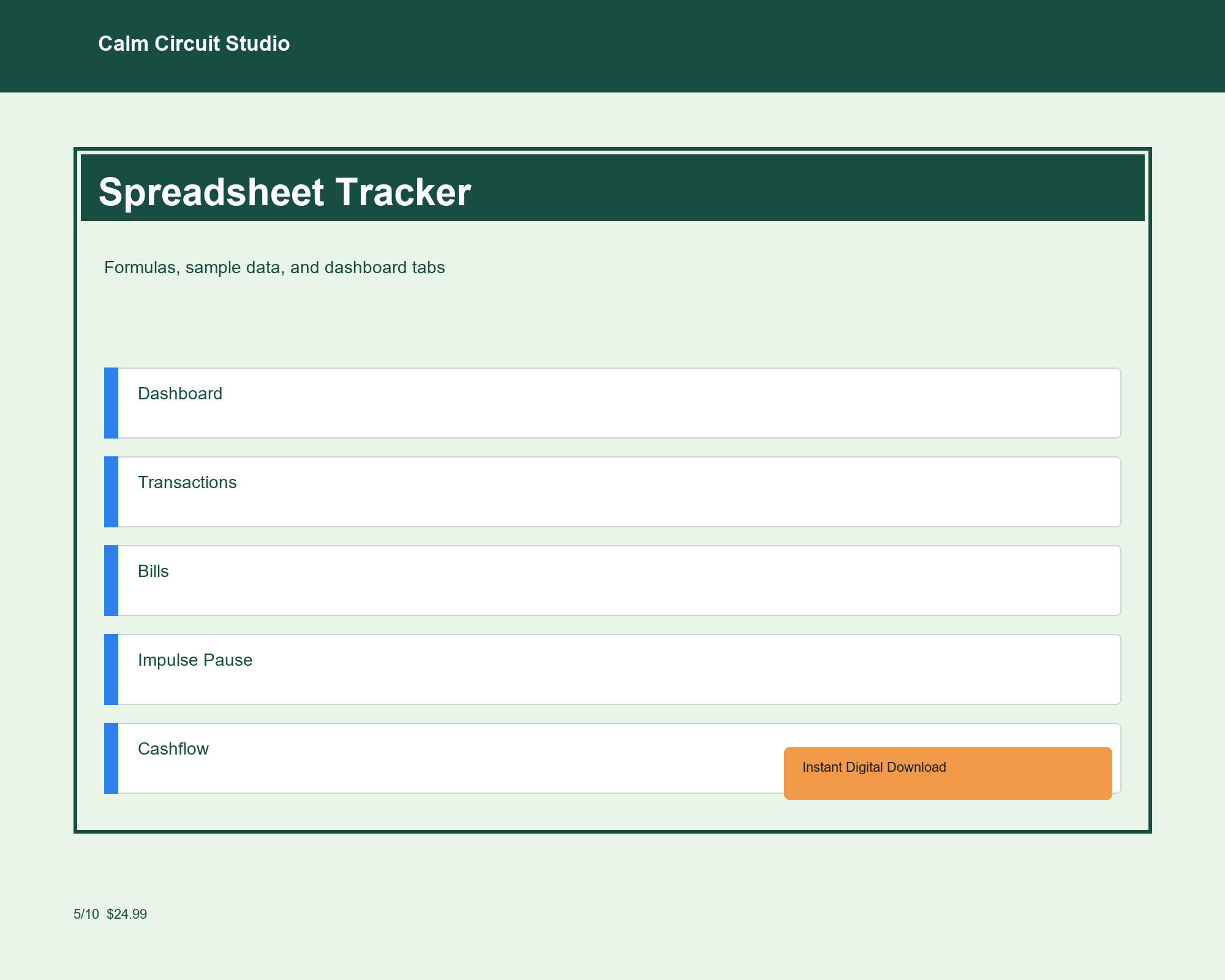 ADHD Money Guardrail System sample preview