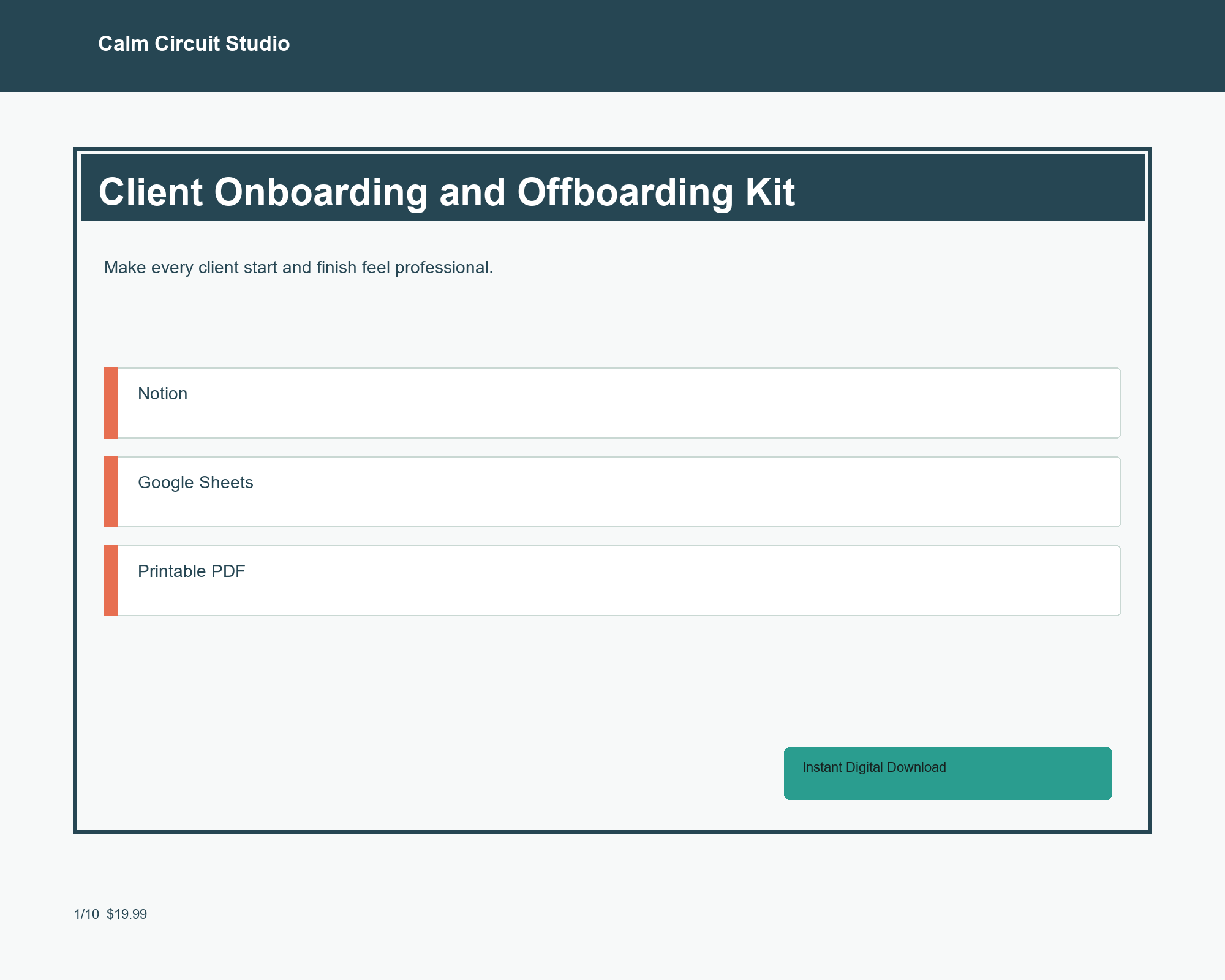 Client Onboarding and Offboarding Kit preview